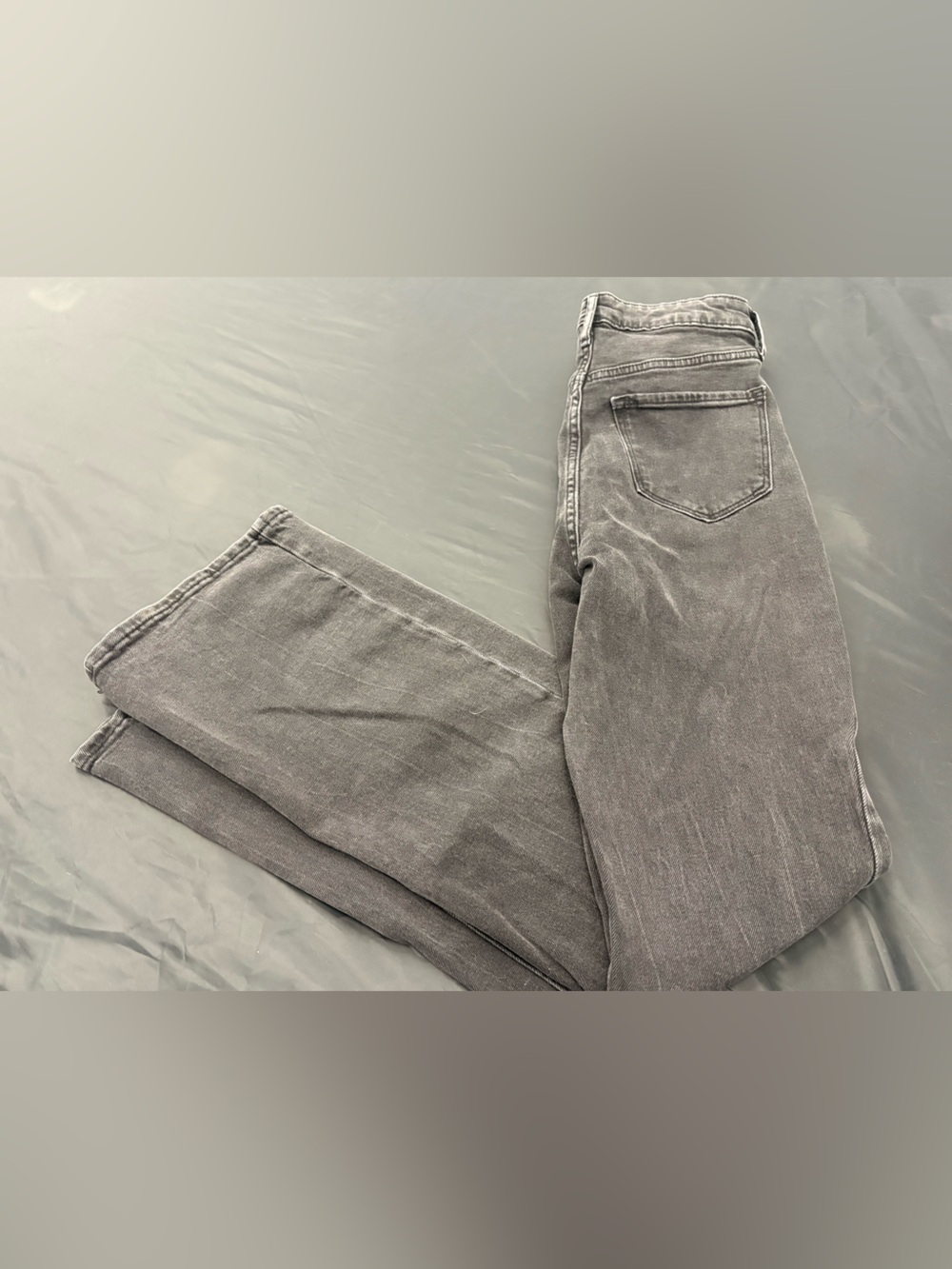Old Navy Gray Higher High-Rise Flare Secret Smooth Pockets Jeans
